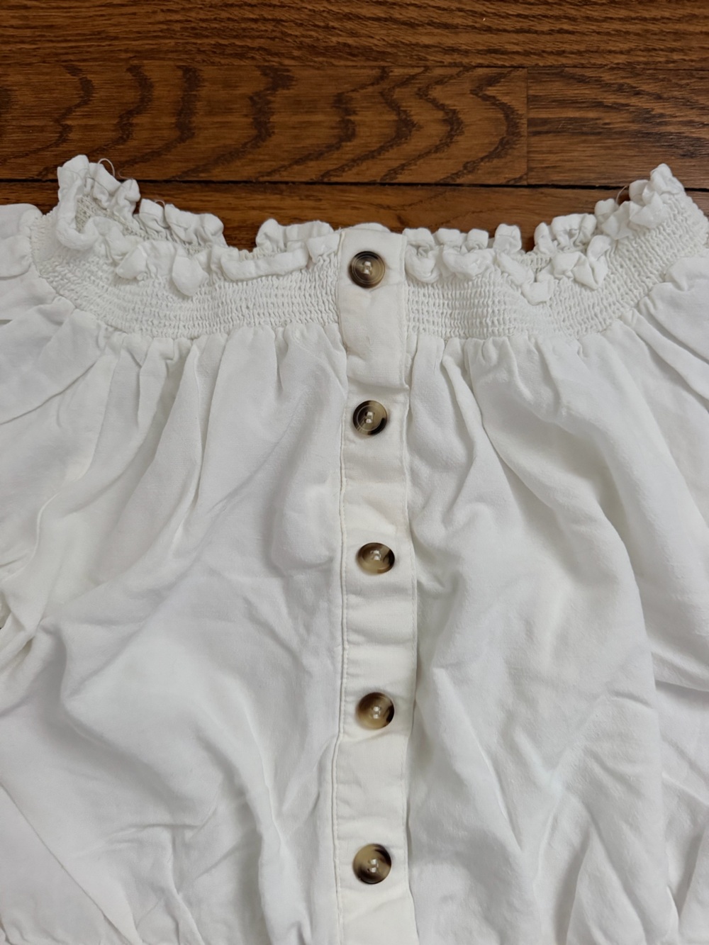 H&M Cropped Ruffle Top - Picture 2 of 5